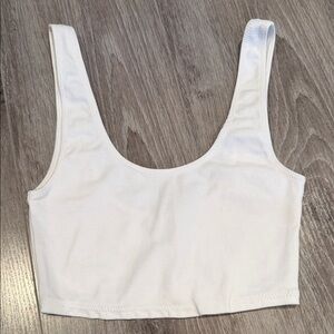 Wilfred Cream Cropped Tank Top